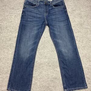 Axel jeans men’s‎ 34x32 slim boot faded flap pocket distressed cyberpunk cowboy